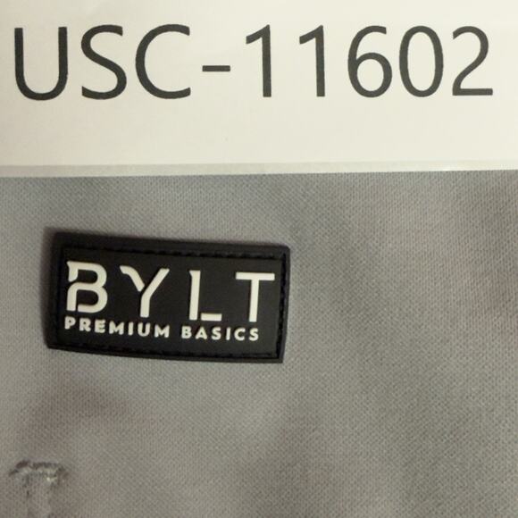 Bylt Basics Men's Elite Fairway Pullover Sweatshirt Large Gray Magnetic Snaps - Picture 13 of 13